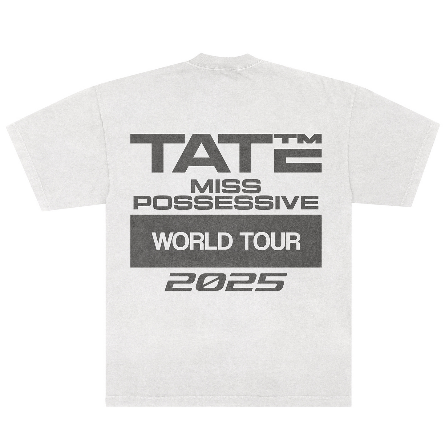 Tate Miss Possessive 2025 World Tour Tee