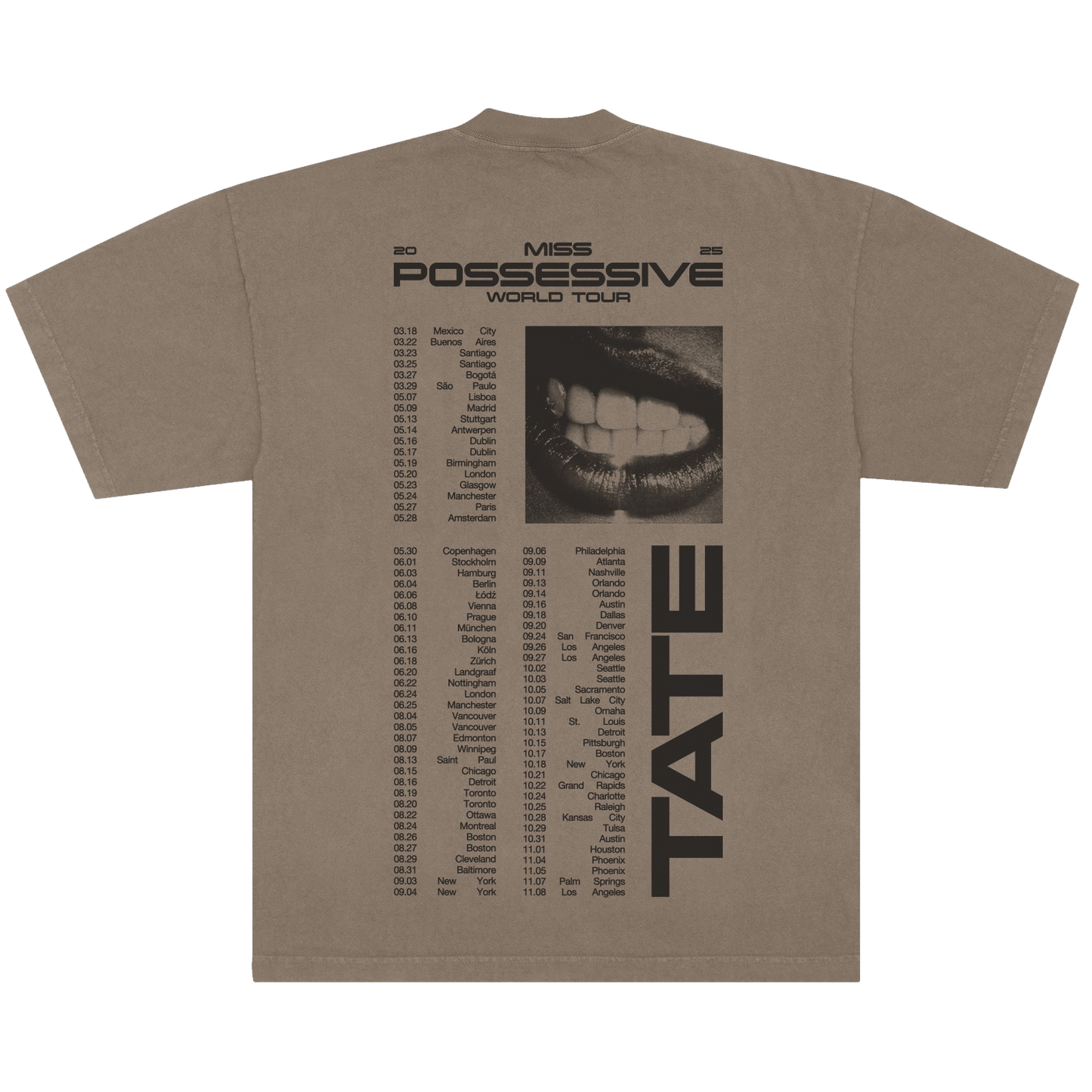 Miss Possessive World Tour Photo Tee